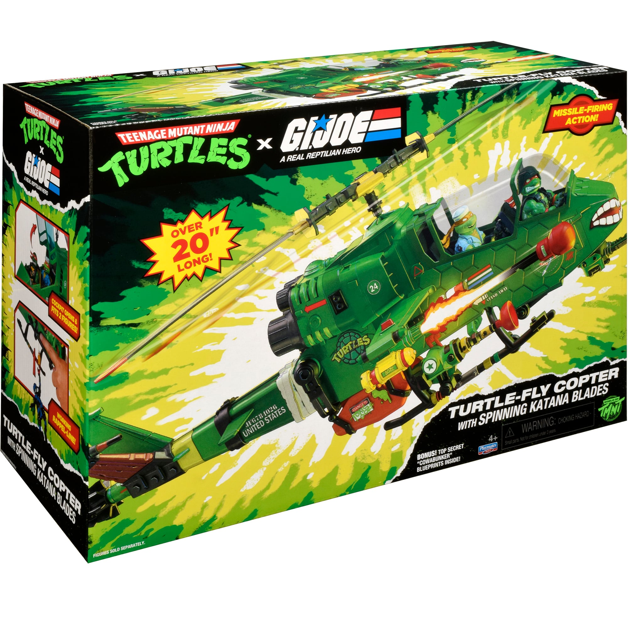 Teenage Mutant Ninja Turtles タートルキャリアー Teenage Mutant Ninja Turtles x G.I. Joe Turtle-Fly Copter