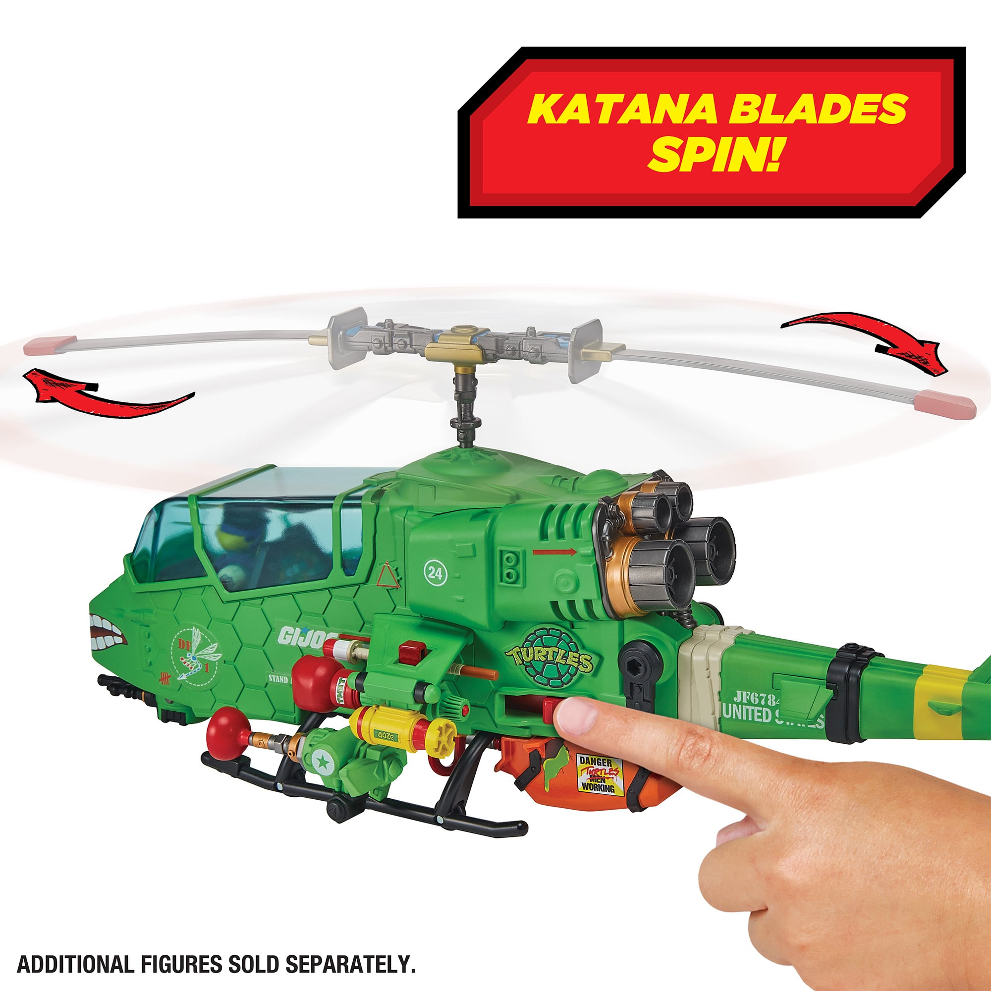 Teenage Mutant Ninja Turtles タートルキャリアー Teenage Mutant Ninja Turtles x G.I. Joe Turtle-Fly Copter