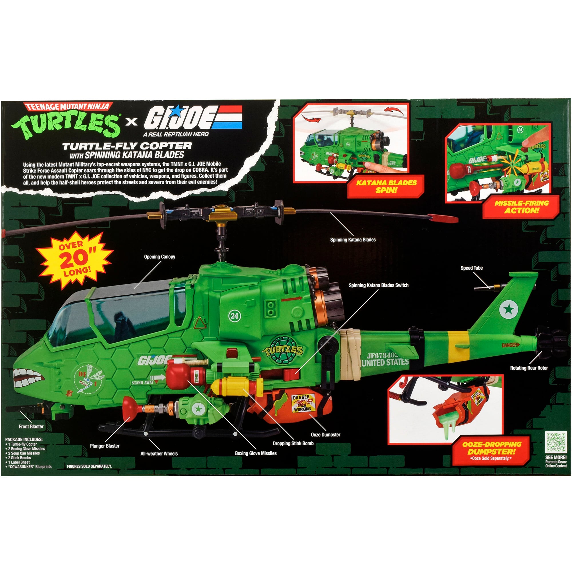 Teenage Mutant Ninja Turtles x G.I. Joe Turtle-Fly Copter