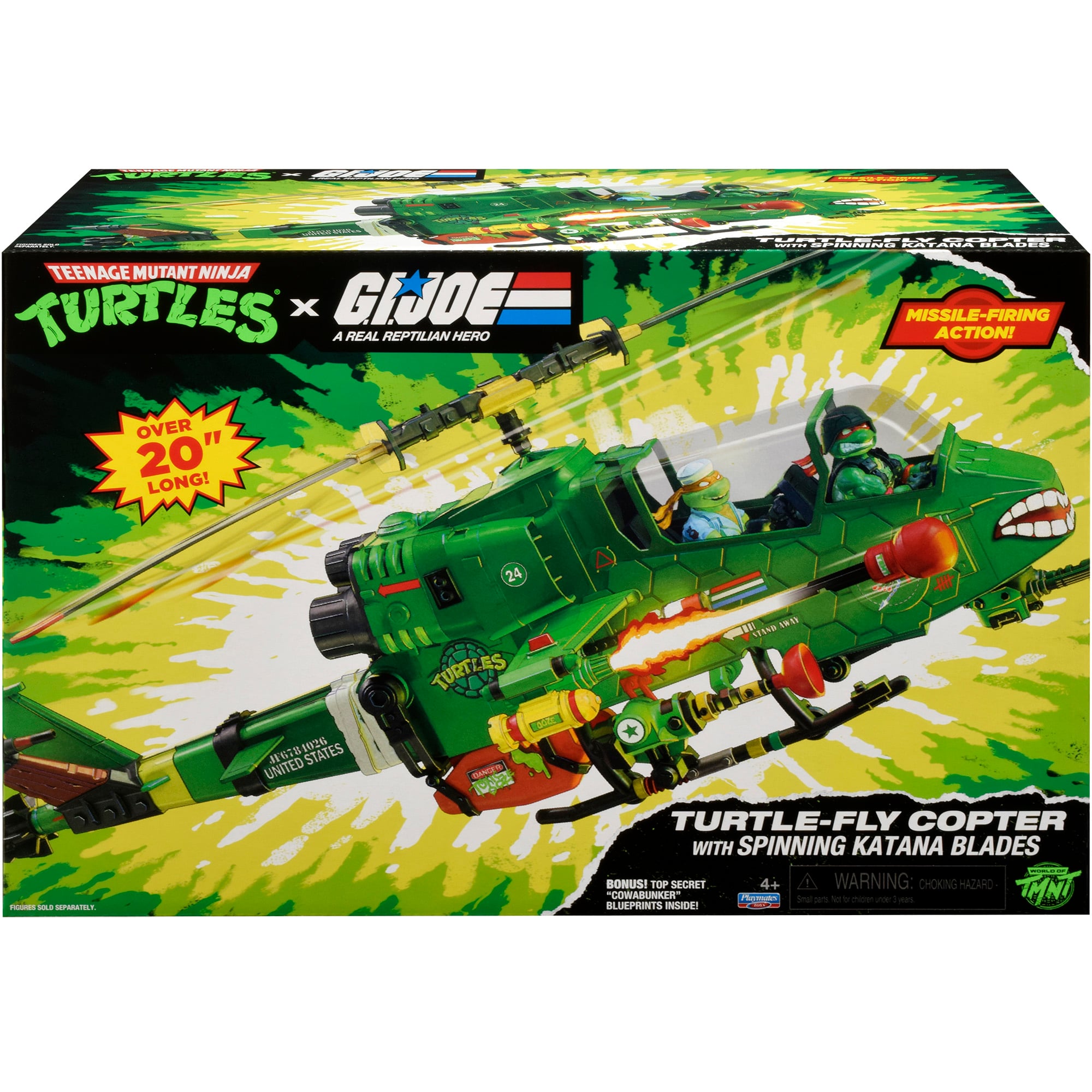 Teenage Mutant Ninja Turtles x G.I. Joe Turtle-Fly Copter