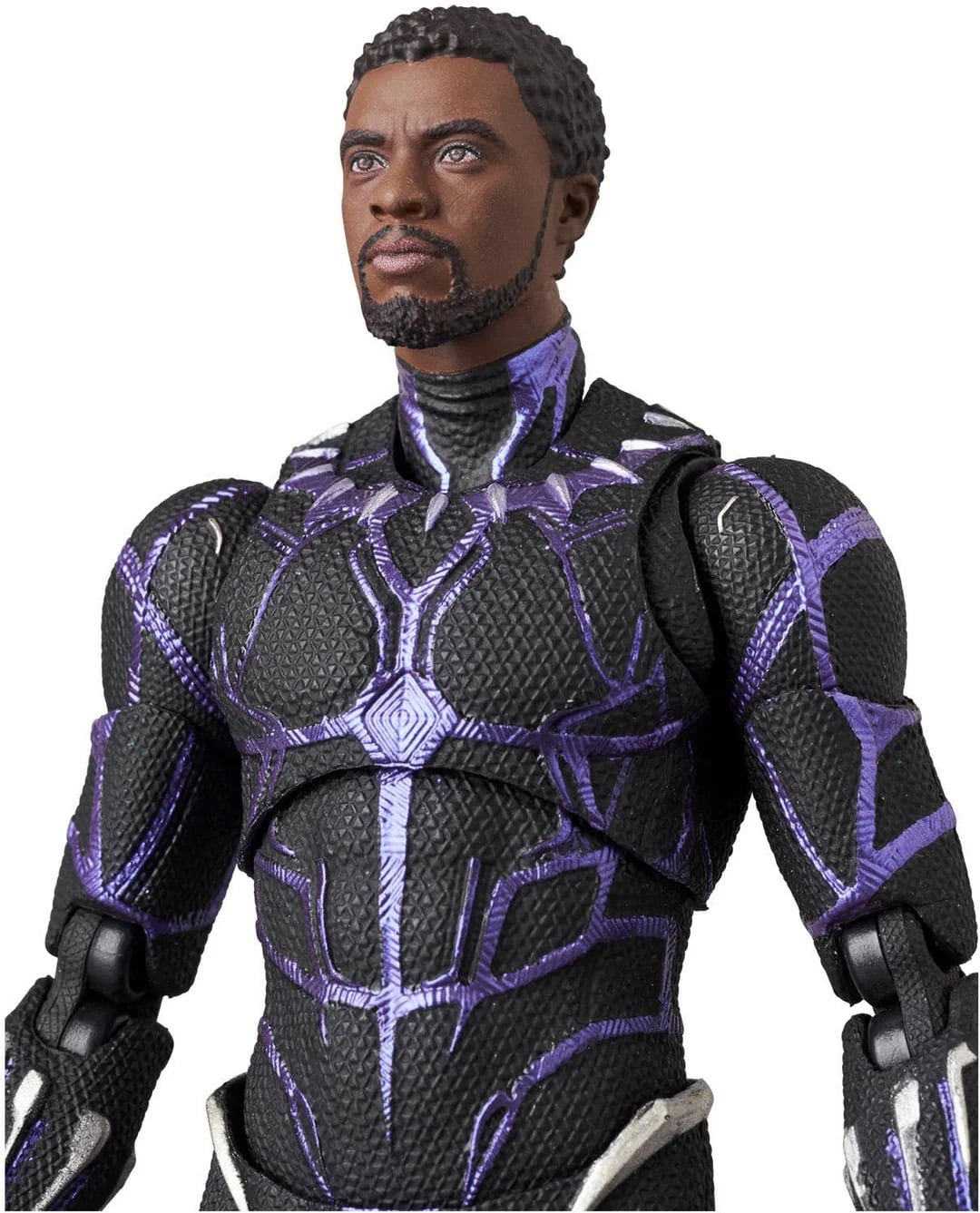 Avengers: Endgame MAFEX No.316 Black Panther (Vibranium Energy Ver.) Action Figure Gallery Image 11