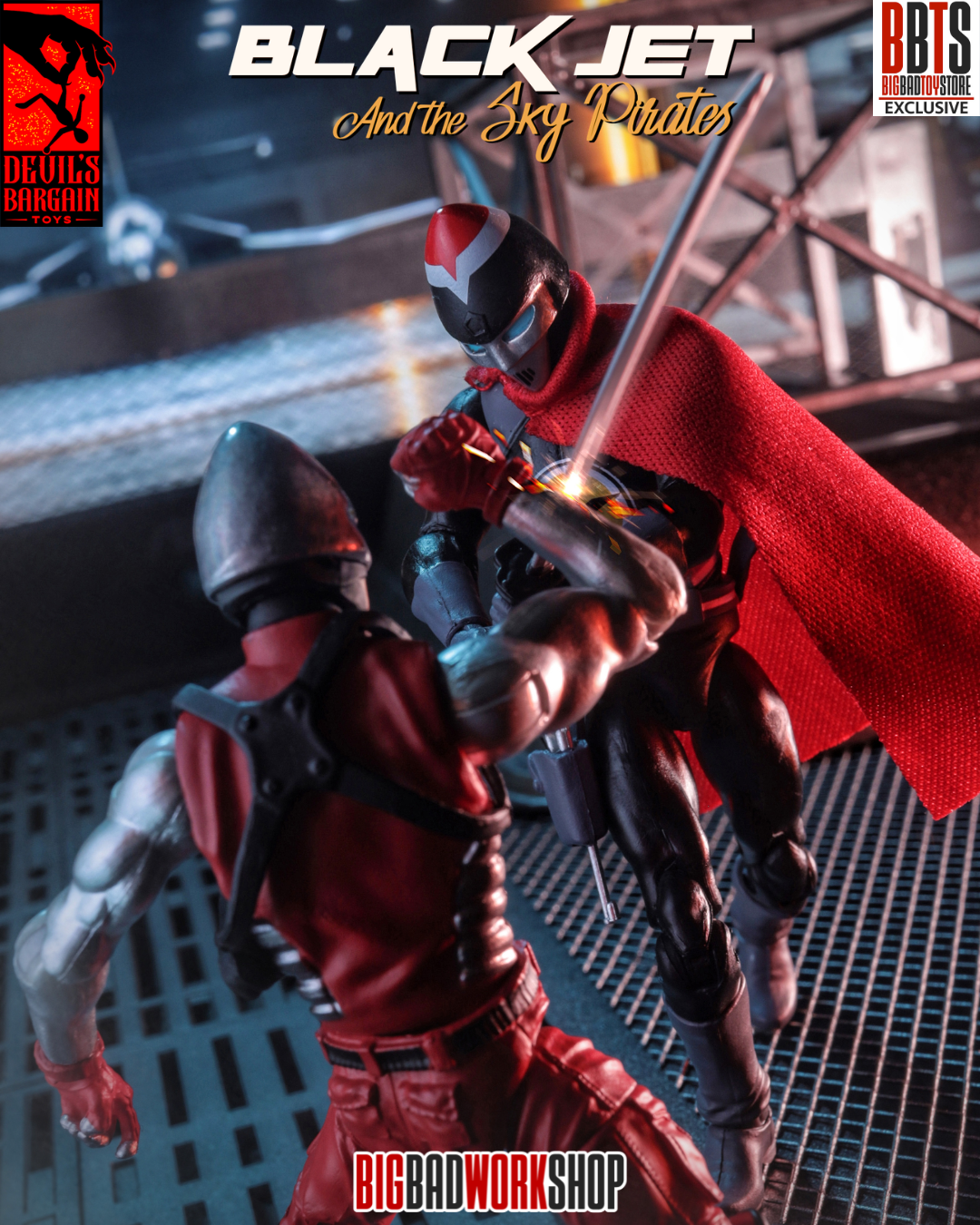 Masks and Martyrs Black Jet 1/18 Scale BBTS Exclusive Action Figure Gallery Image 15