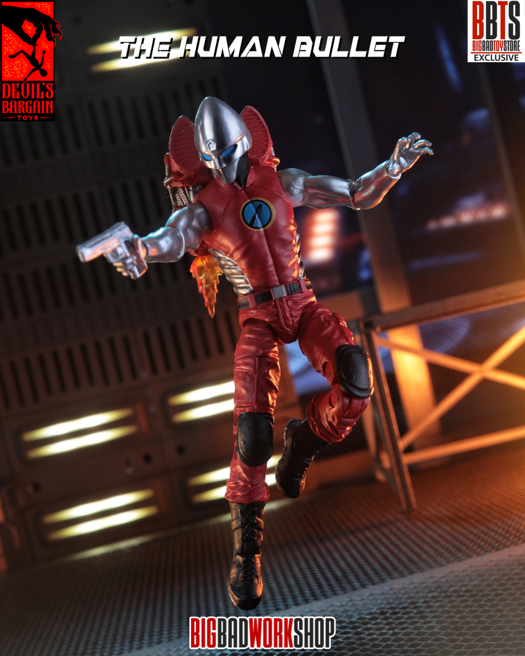 Masks and Martyrs The Human Bullet 1/18 Scale BBTS Exclusive Action Figure Gallery Image 6