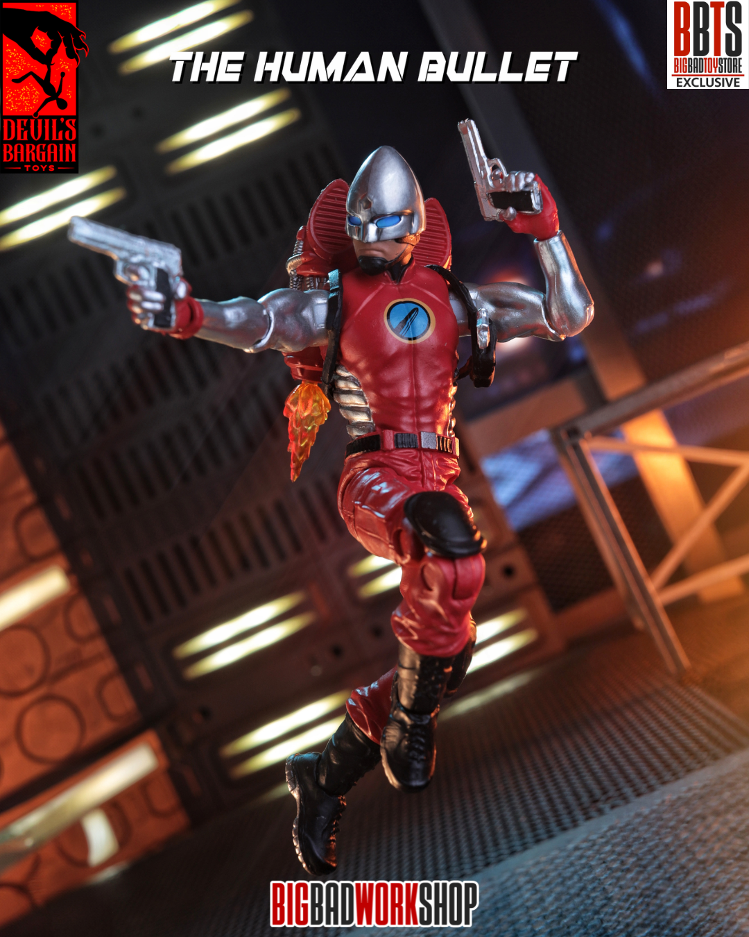 Masks and Martyrs The Human Bullet 1/18 Scale BBTS Exclusive Action Figure Gallery Image 5