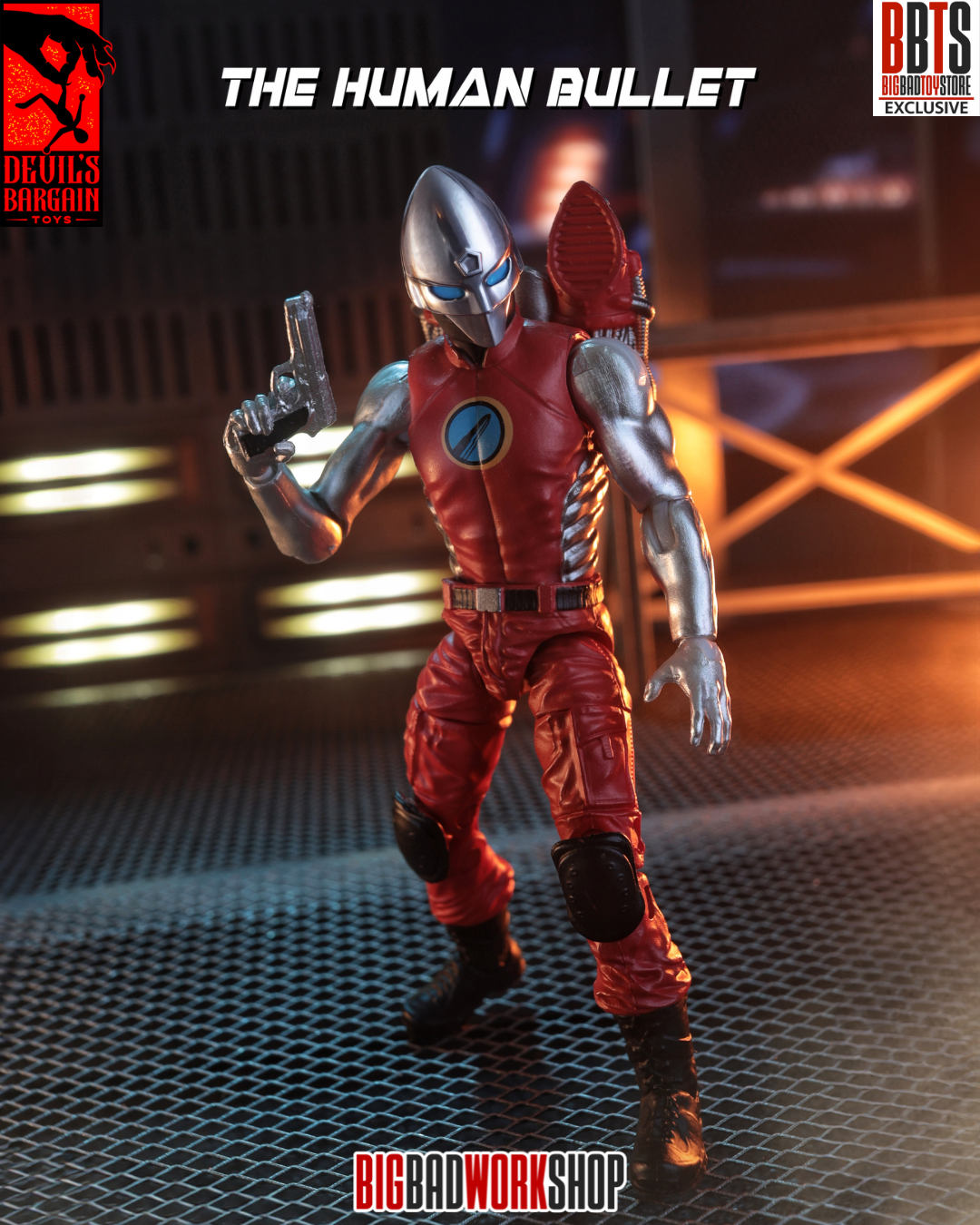 Masks and Martyrs The Human Bullet 1/18 Scale BBTS Exclusive Action Figure Gallery Image 3
