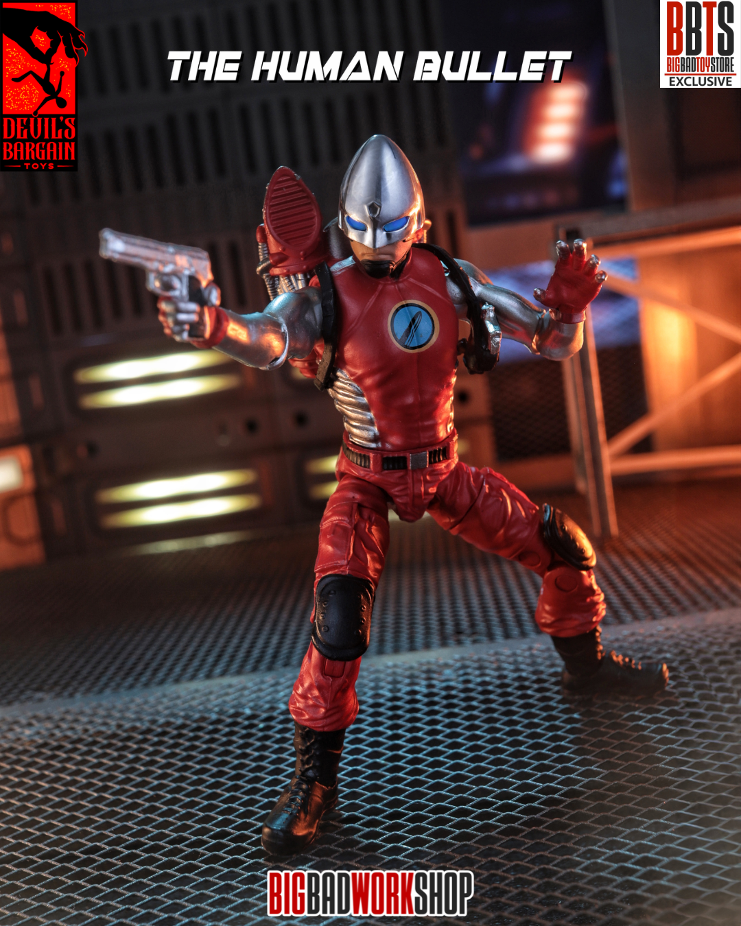 Masks and Martyrs The Human Bullet 1/18 Scale BBTS Exclusive Action Figure Gallery Image 4