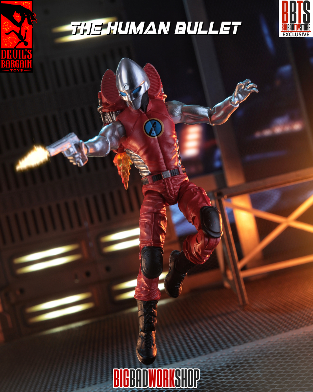Masks and Martyrs The Human Bullet 1/18 Scale BBTS Exclusive Action Figure Gallery Image 7