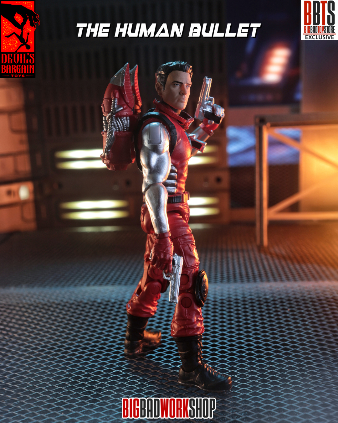 Masks and Martyrs The Human Bullet 1/18 Scale BBTS Exclusive Action Figure Gallery Image 9