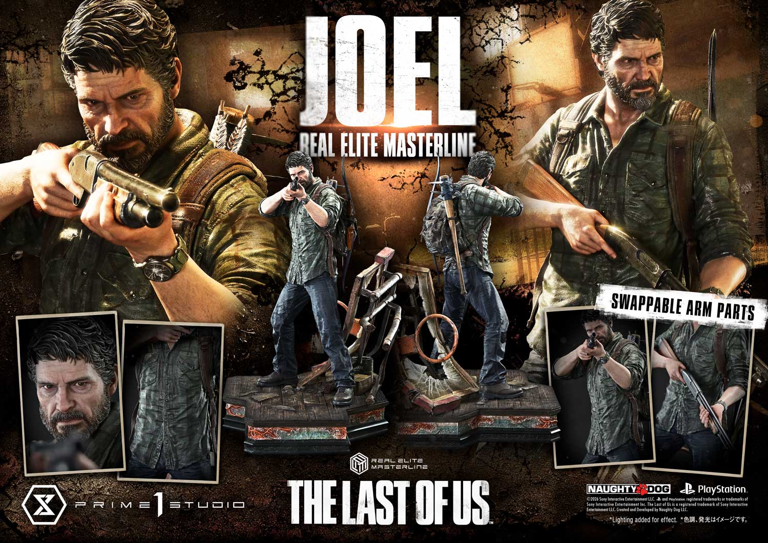The Last of Us Part 1 Real Elite Masterline Joel 1/4 Scale Statue Gallery Image 41