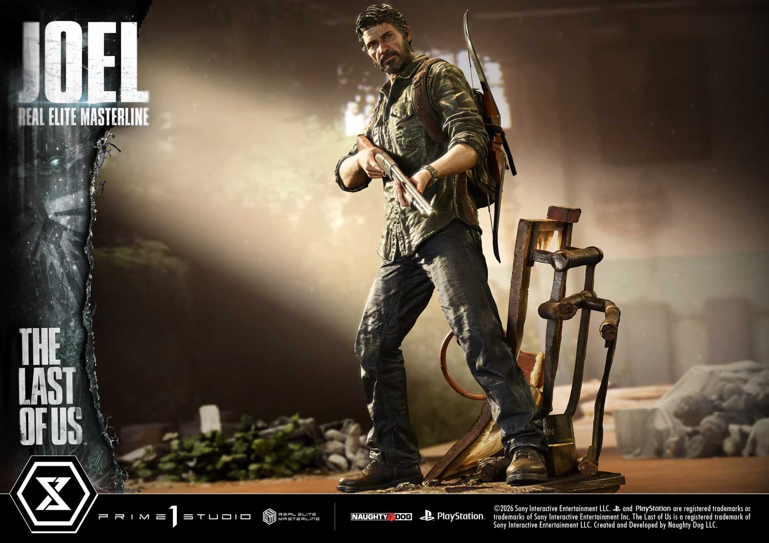 The Last of Us Part 1 Real Elite Masterline Joel 1/4 Scale Statue Gallery Image 6