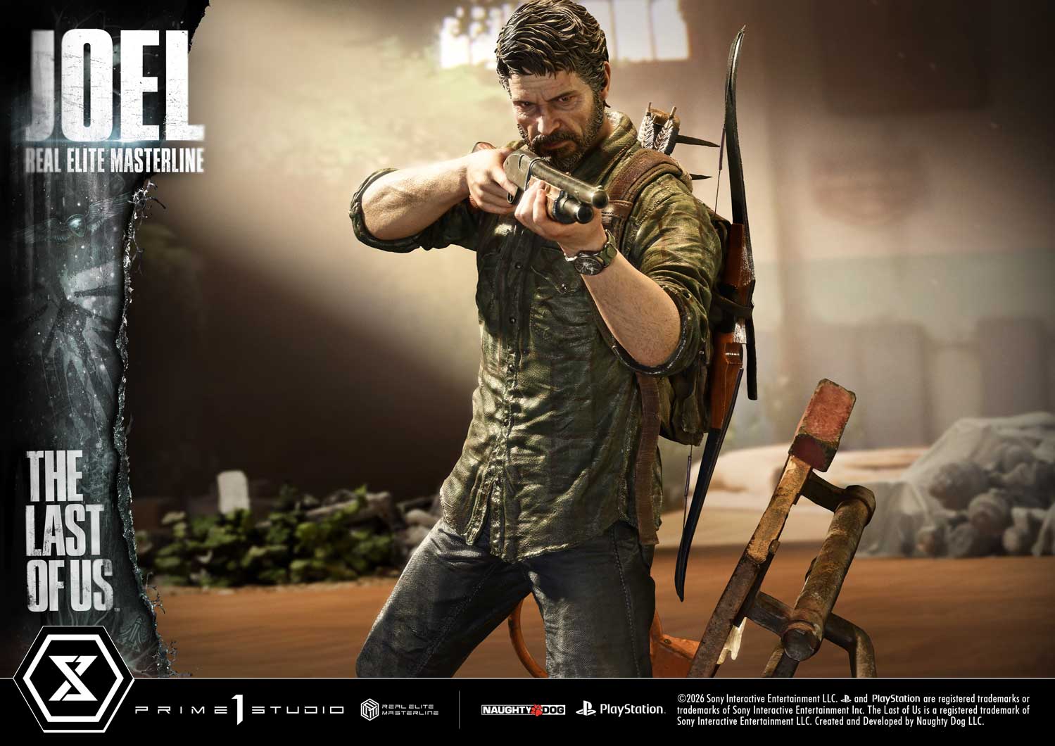 The Last of Us Part 1 Real Elite Masterline Joel 1/4 Scale Statue Gallery Image 7