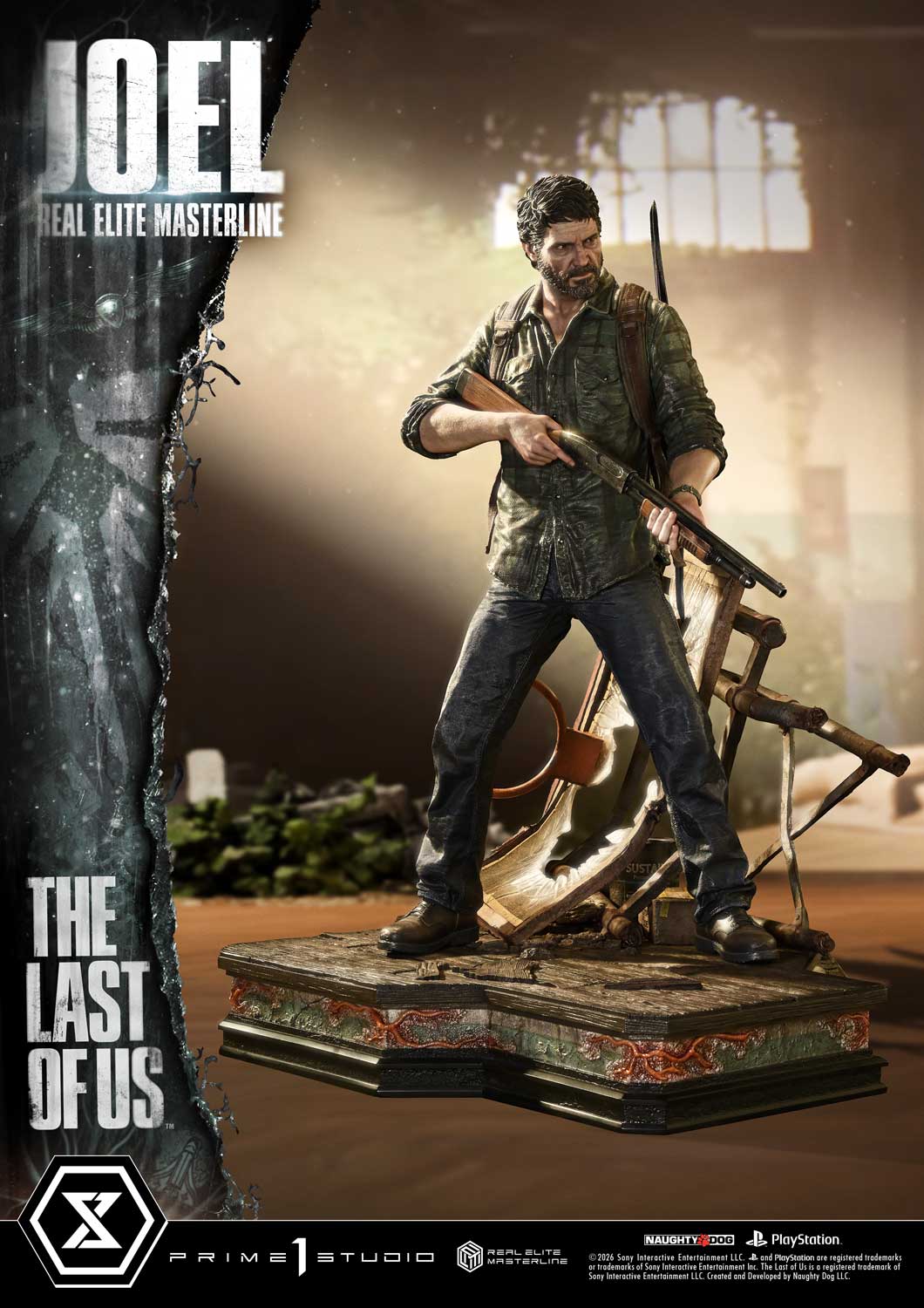 The Last of Us Part 1 Real Elite Masterline Joel (Bonus Ver.) 1/4 Scale Limited Edition Statue Gallery Image 6
