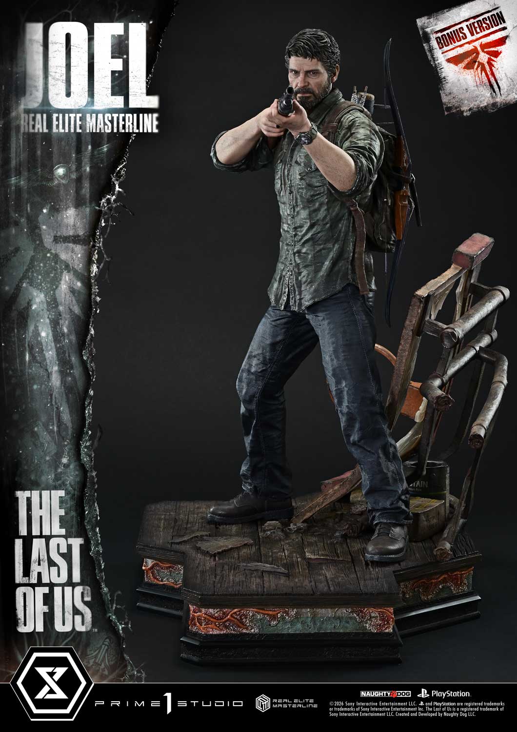 The Last of Us Part 1 Real Elite Masterline Joel (Bonus Ver.) 1/4 Scale Limited Edition Statue Gallery Image 35