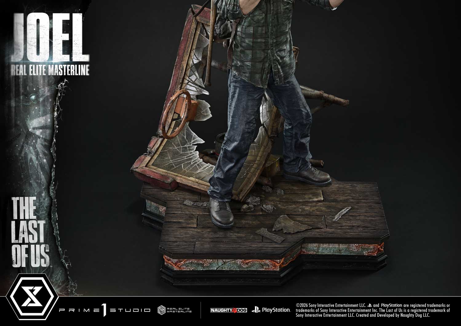 The Last of Us Part 1 Real Elite Masterline Joel (Bonus Ver.) 1/4 Scale Limited Edition Statue Gallery Image 34