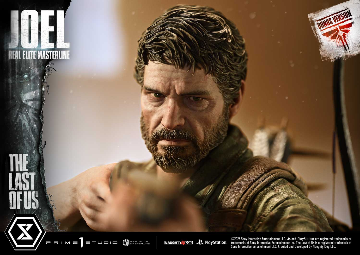 The Last of Us Part 1 Real Elite Masterline Joel (Bonus Ver.) 1/4 Scale Limited Edition Statue Gallery Image 8