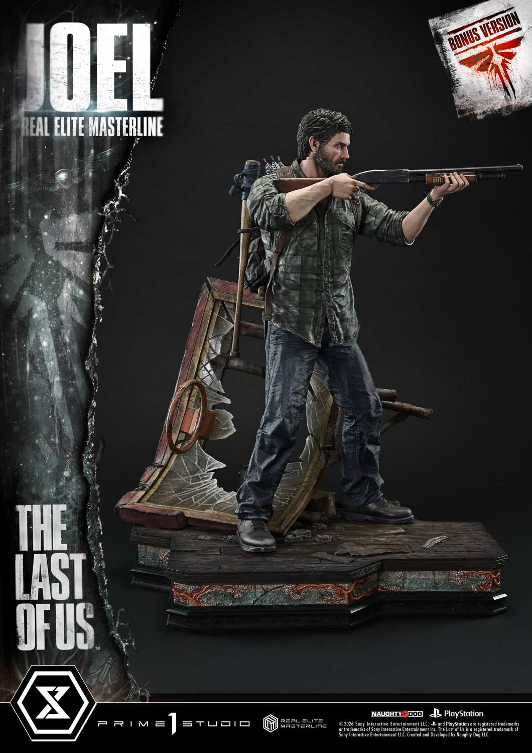 The Last of Us Part 1 Real Elite Masterline Joel (Bonus Ver.) 1/4 Scale Limited Edition Statue Gallery Image 38