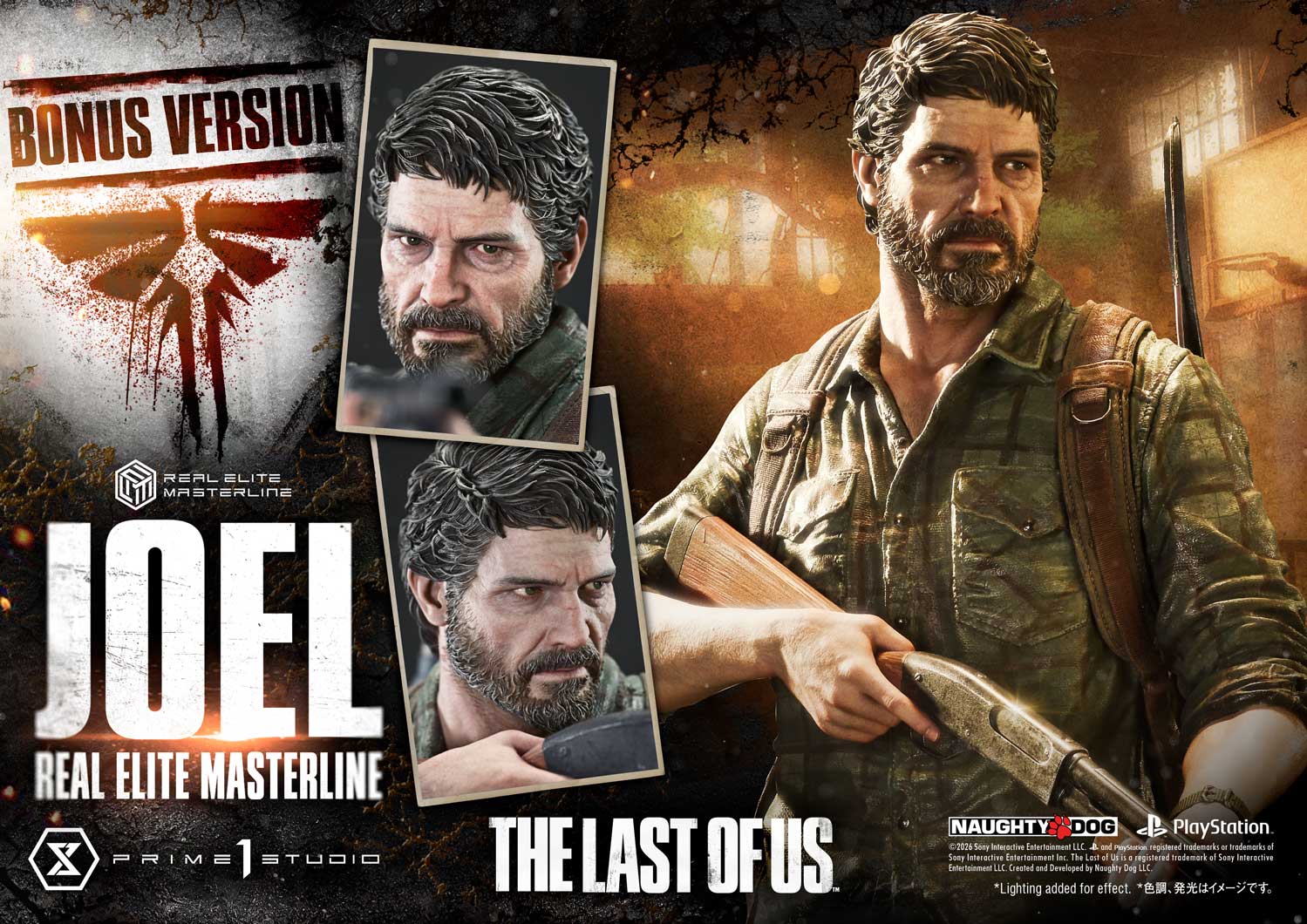 The Last of Us Part 1 Real Elite Masterline Joel (Bonus Ver.) 1/4 Scale Limited Edition Statue Gallery Image 4