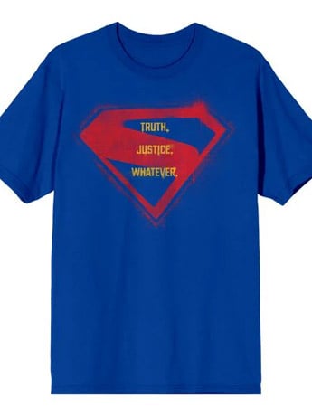 Image of Supergirl (2026) Truth Justice Whatever Logo T-Shirt
