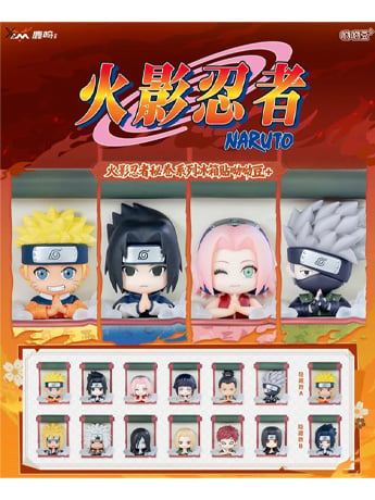 Naruto YoYo Bean+ Secret Scroll Series Box of 12 Random Magnets Gallery Image 2