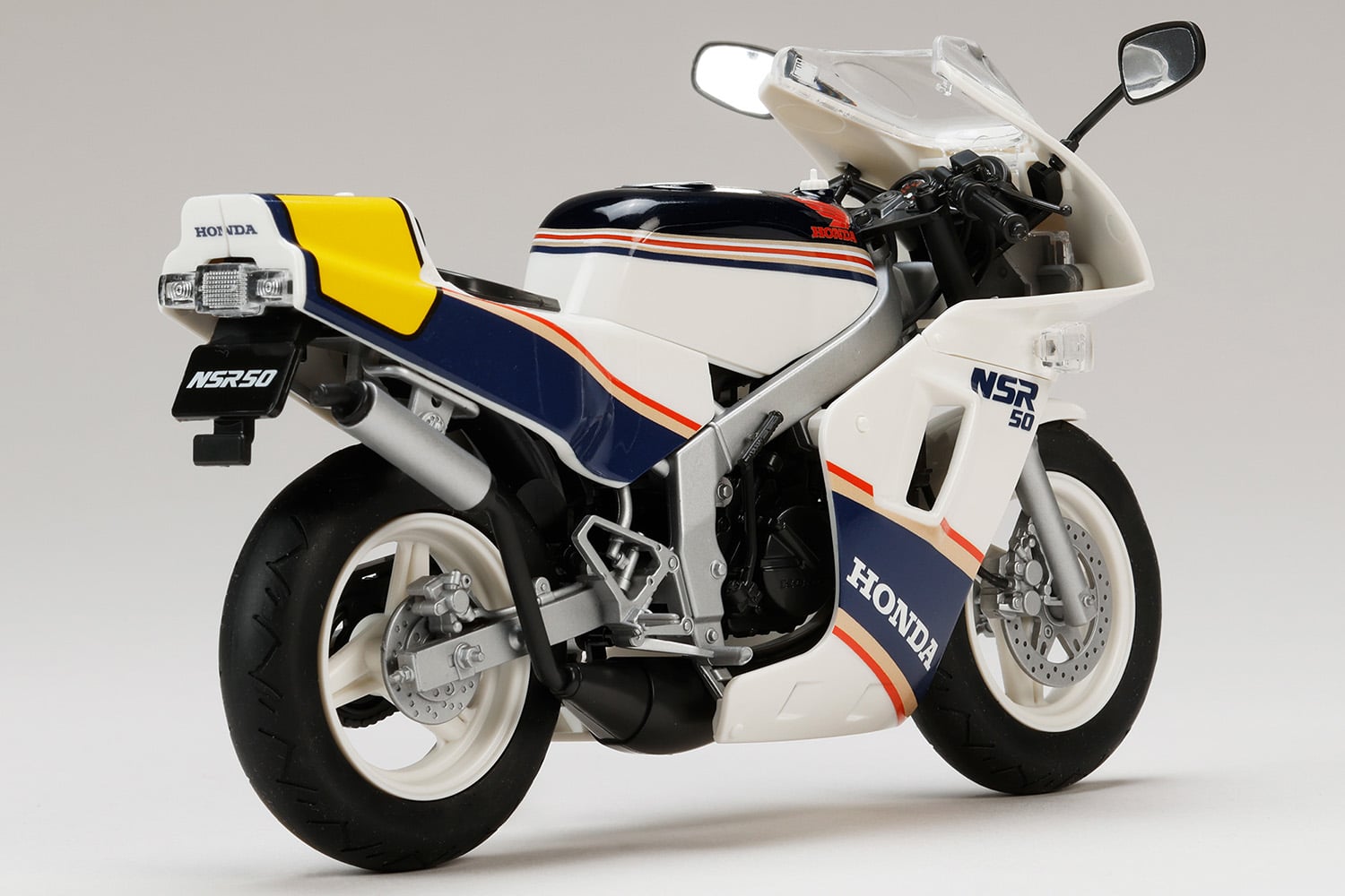 Honda NSR50 '89 Ross White x Seychelles Night Blue 1/12 Scale
