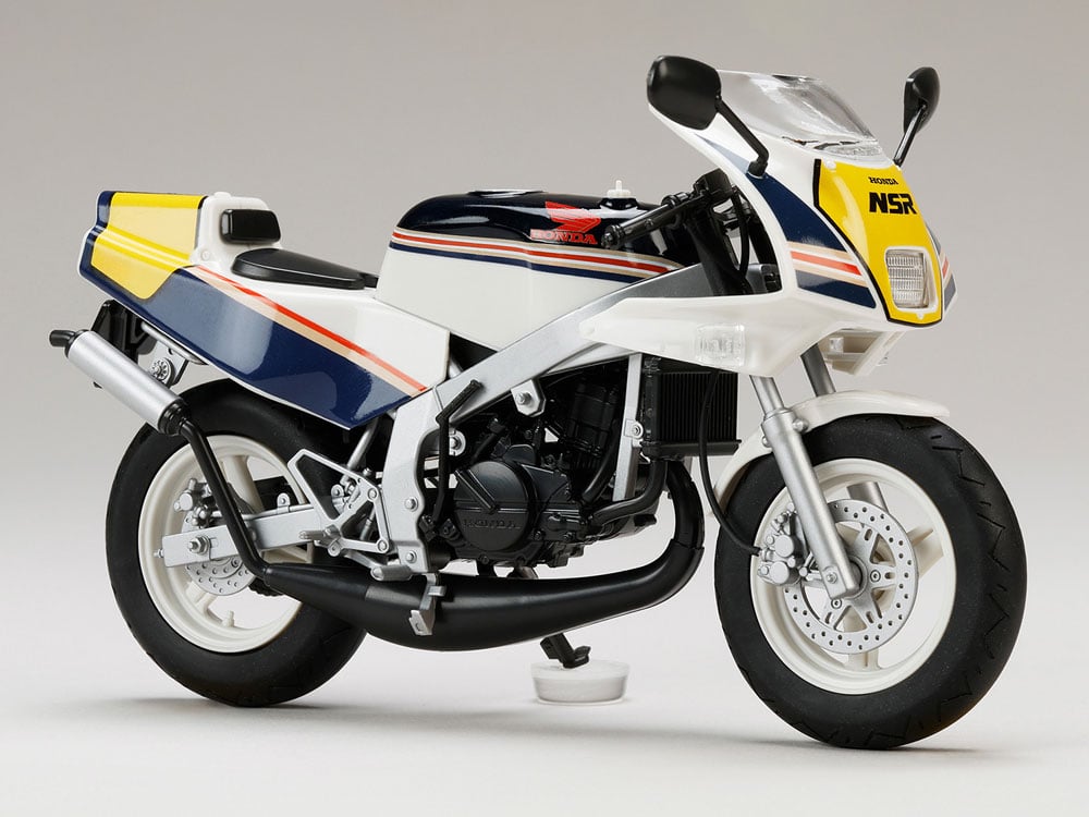 Honda NSR50 '89 Ross White x Seychelles Night Blue 1/12 Scale