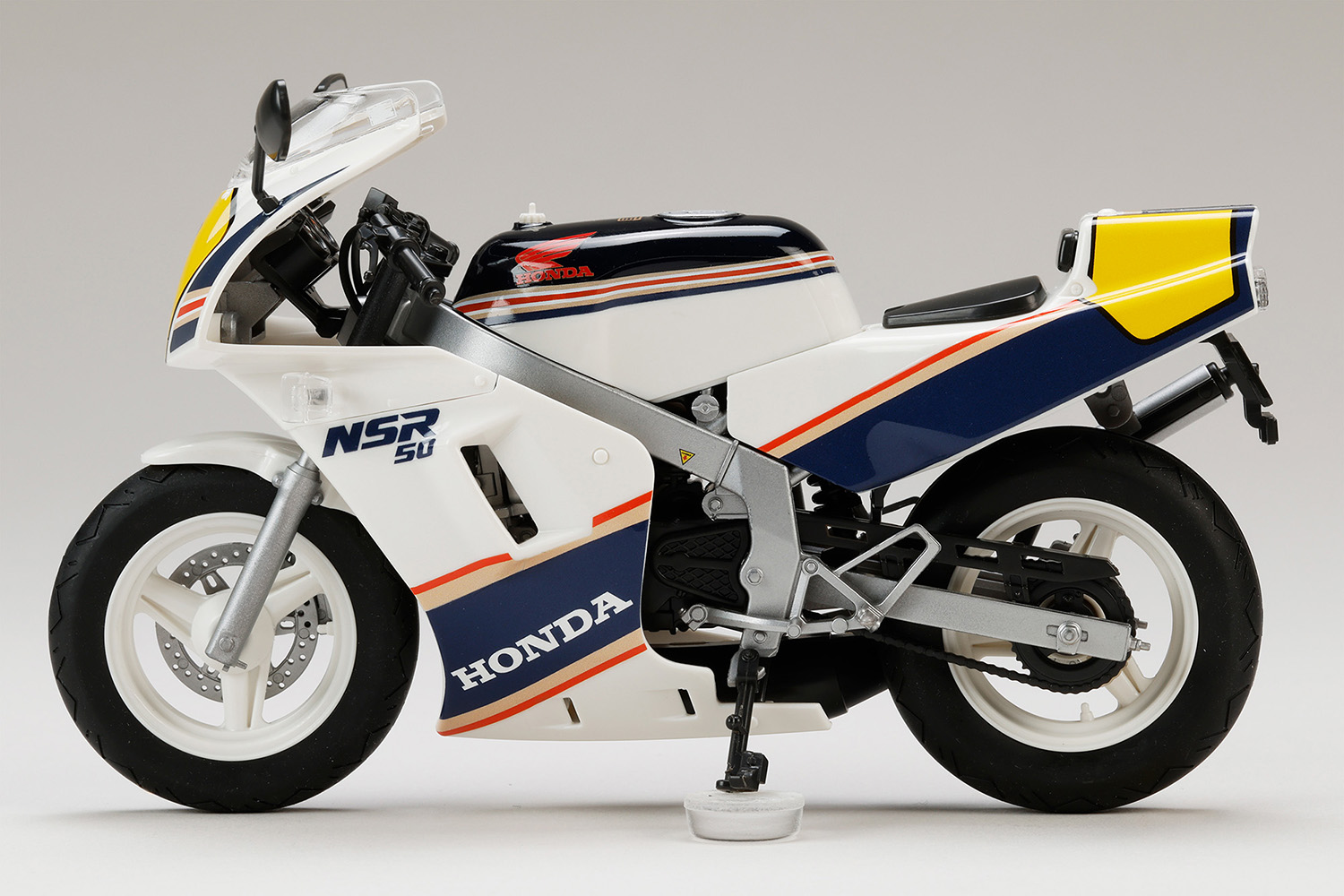 Honda NSR50 '89 Ross White x Seychelles Night Blue 1/12 Scale