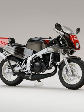 Honda NSR50 '89 Max Gray Metallic x Granite Blue Metallic 1/12