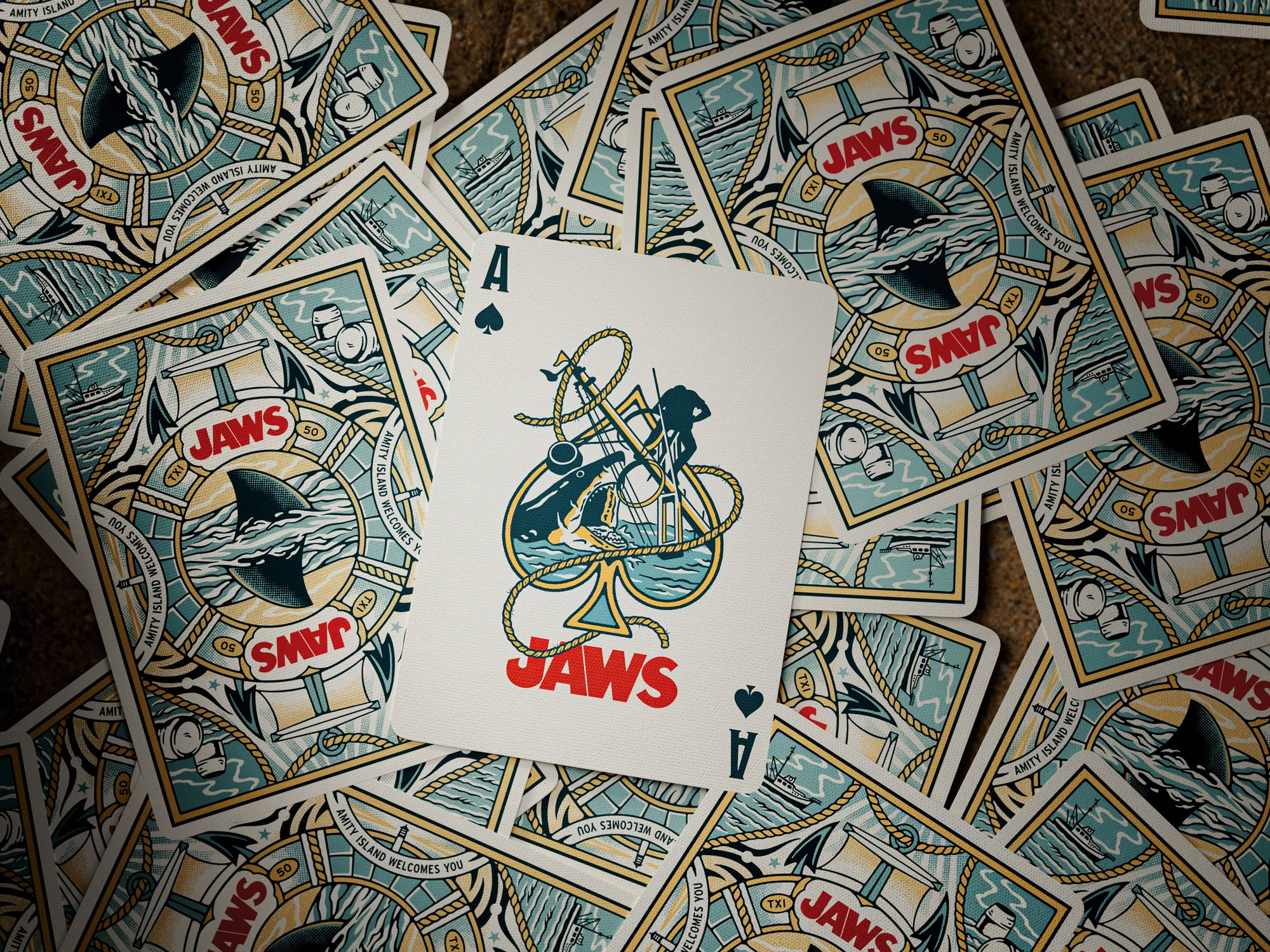 Jaws 50th Anniversary Playing Cards Gallery Image 7