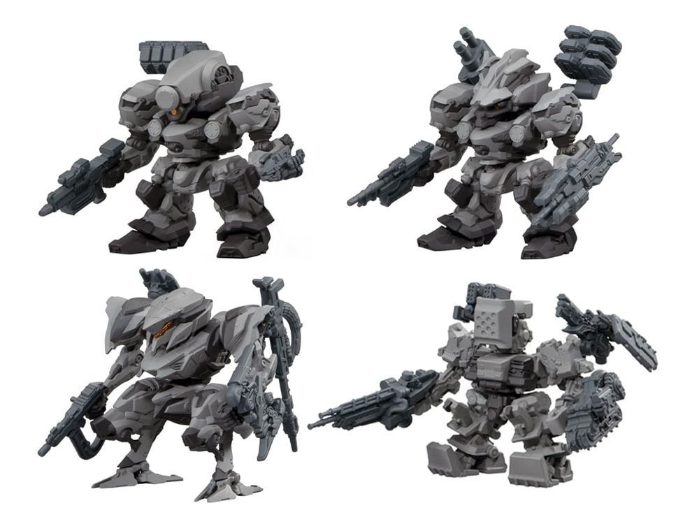 Armored Core VI: Fires of Rubicon Assemble Collection Vol. 01 Boxed Set of 4 Figures (Default Ver.) Gallery Image 1