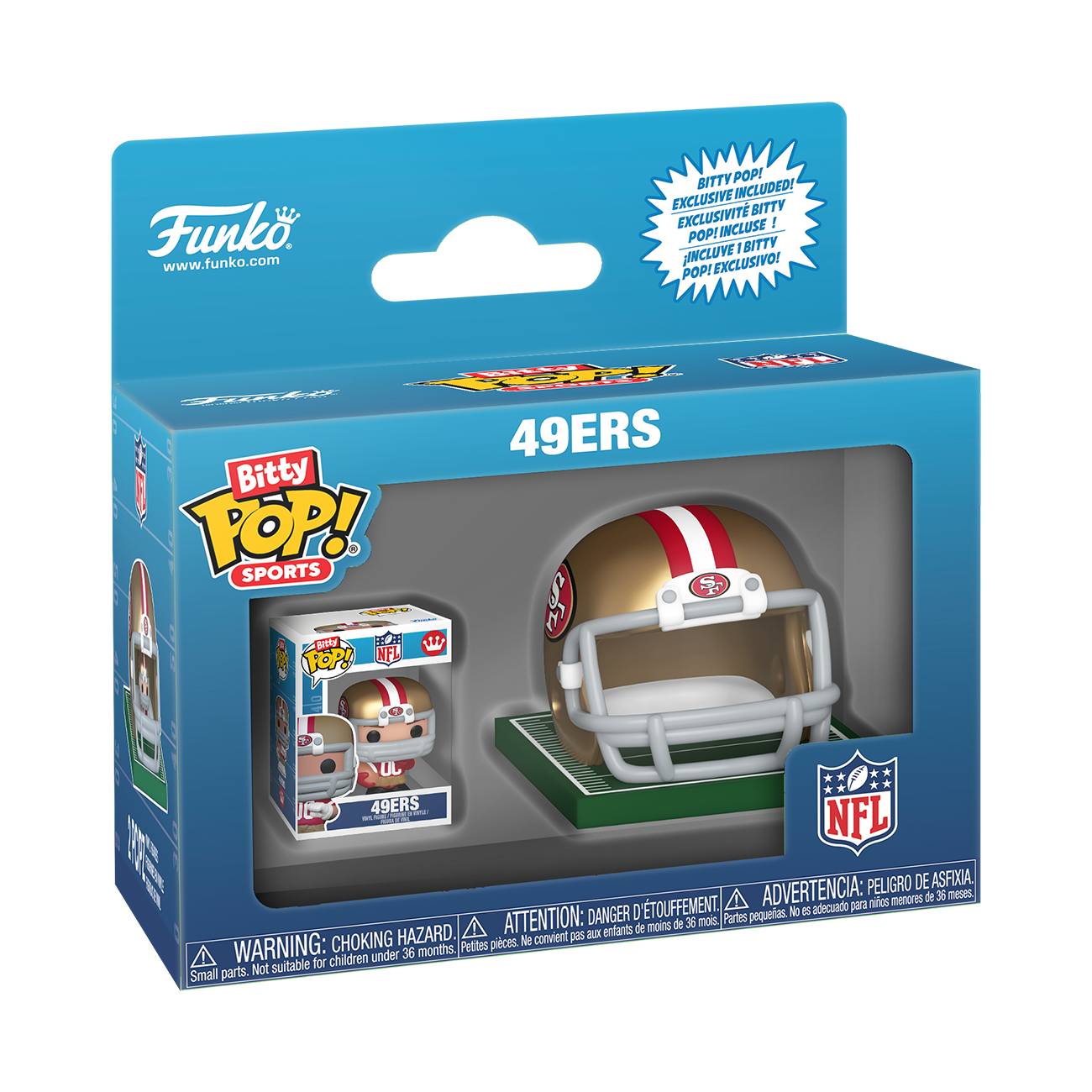 San Francisco 49ers Bitty Pop! Sports Gallery Image 3