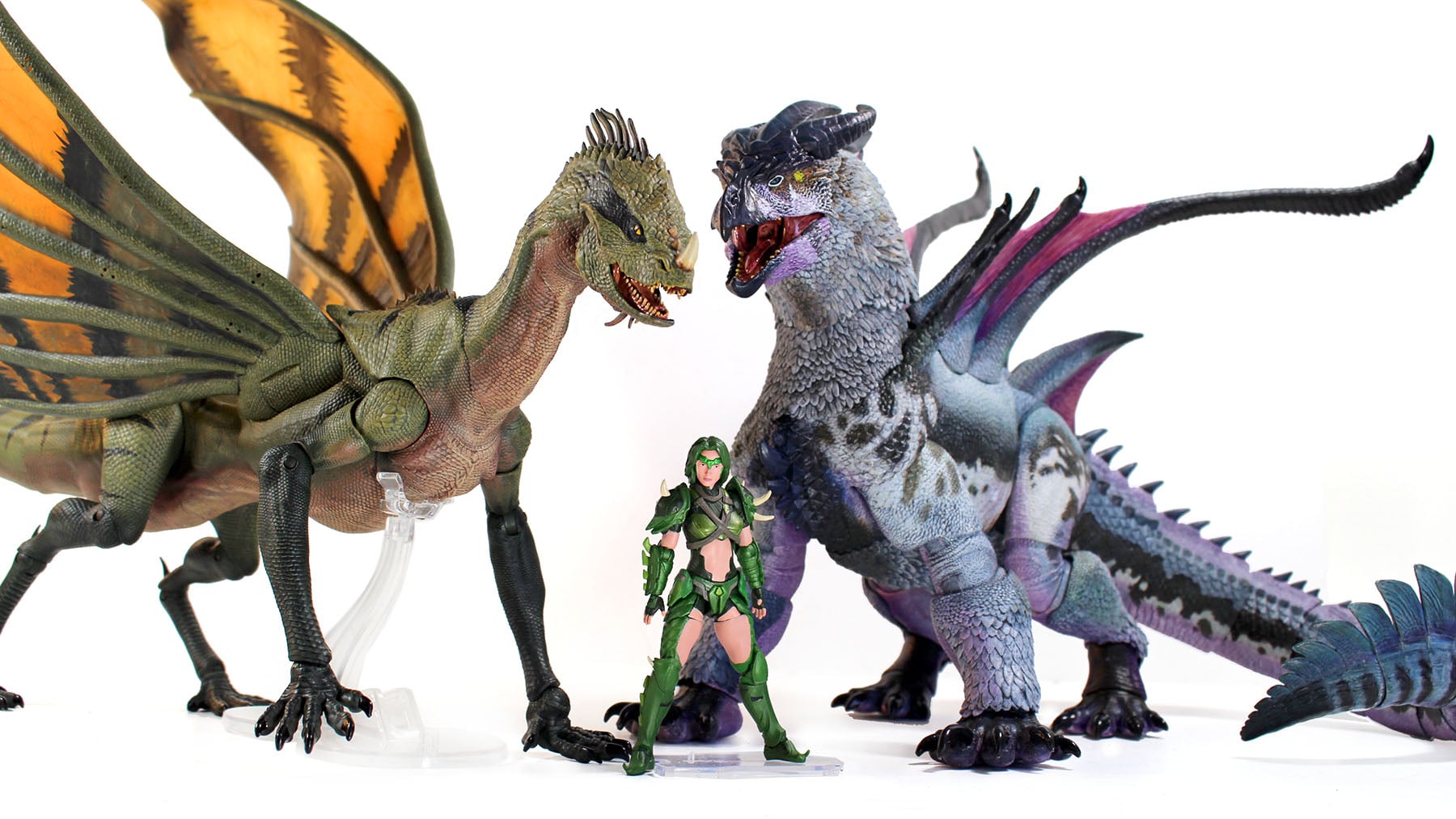 Cyberzoic Varanus ornithus (Lizard Dragon) 1/18 Scale Action Figure