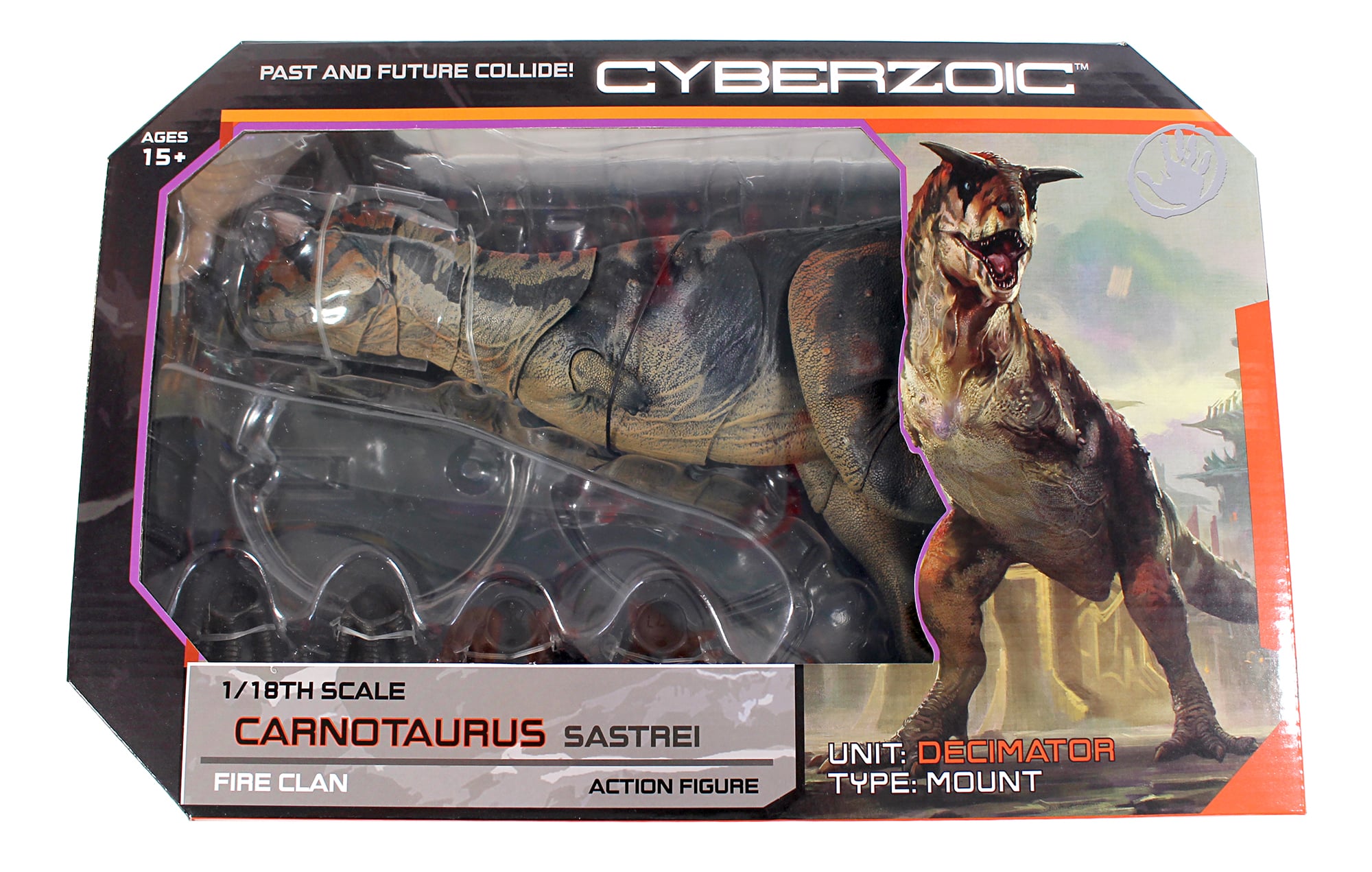 Cyberzoic Carnotaurus sastrei 1/18 Scale Action Figure