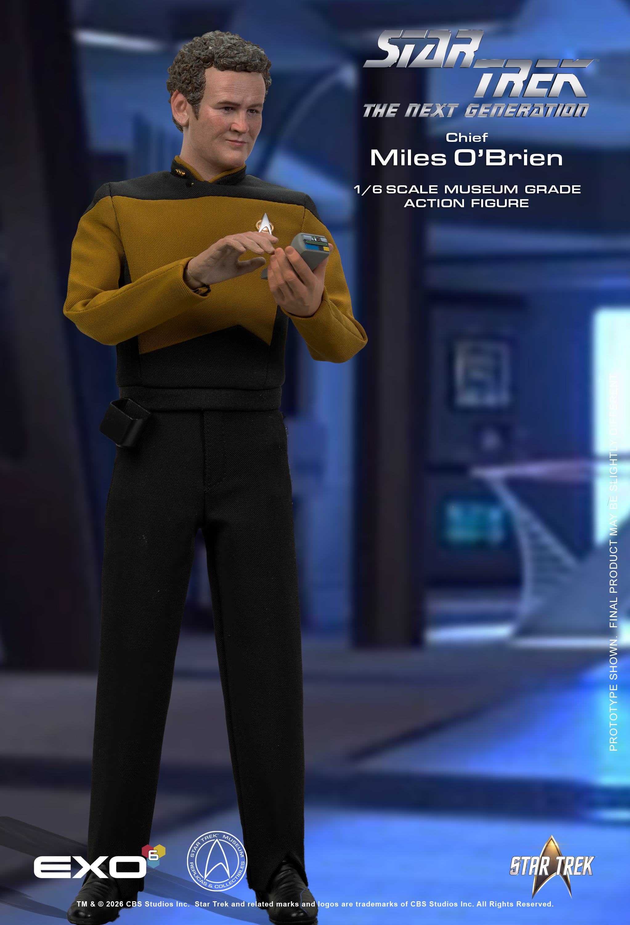 Star Trek: The Next Generation Chief Miles O'Brien (Essential Ver.) 1/6 Scale Action Figure Gallery Image 5