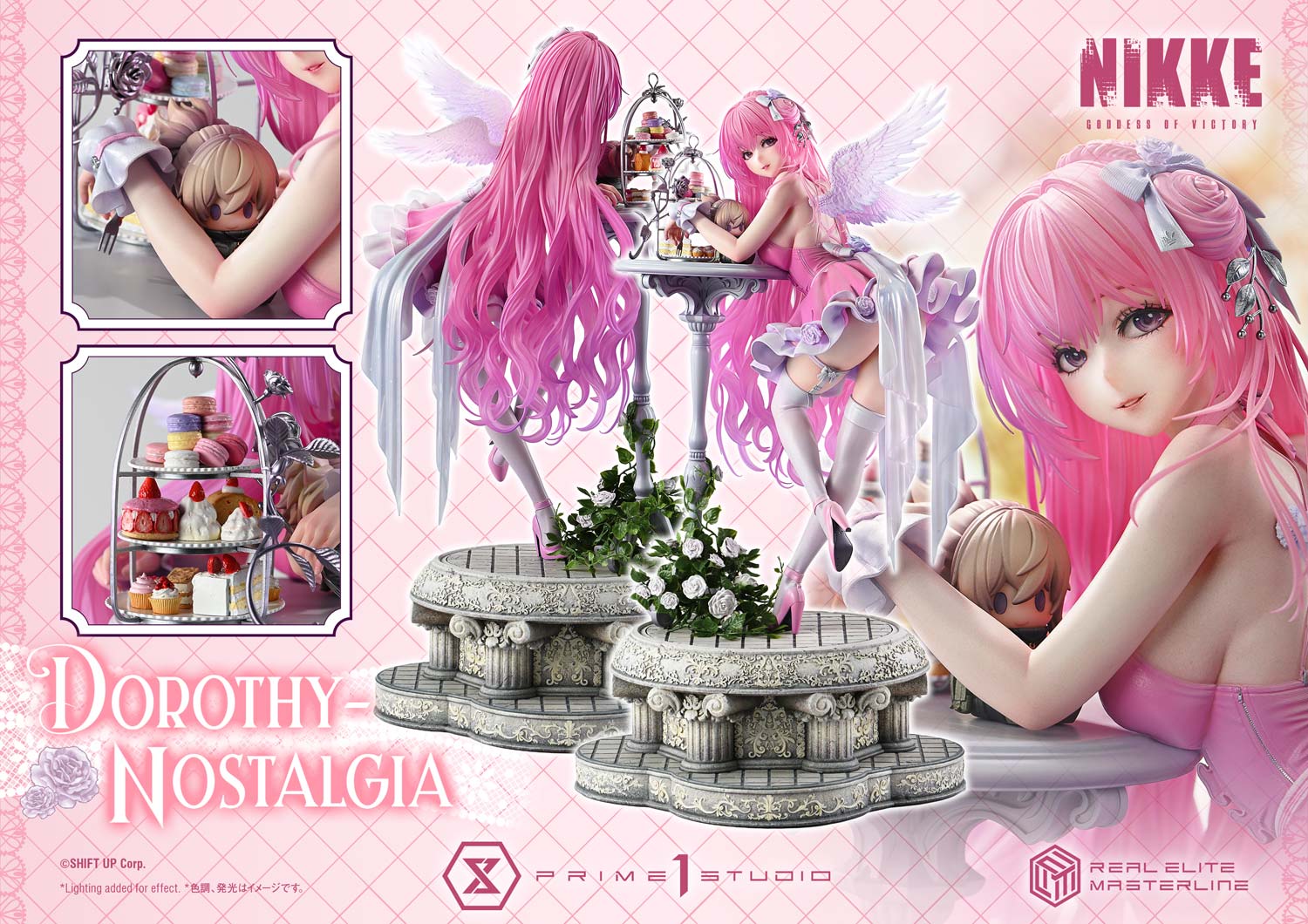 Goddess of Victory: Nikke Real Elite Masterline Dorothy - Nostalgia (Bonus Ver.) 1/4 Scale Limited Edition Statue Gallery Image 30