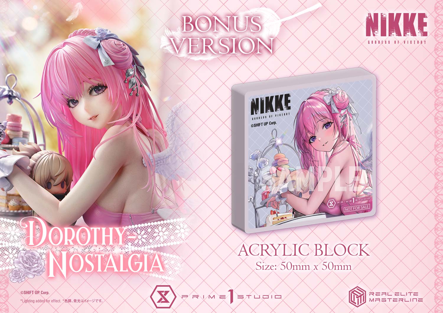 Goddess of Victory: Nikke Real Elite Masterline Dorothy - Nostalgia (Bonus Ver.) 1/4 Scale Limited Edition Statue Gallery Image 4