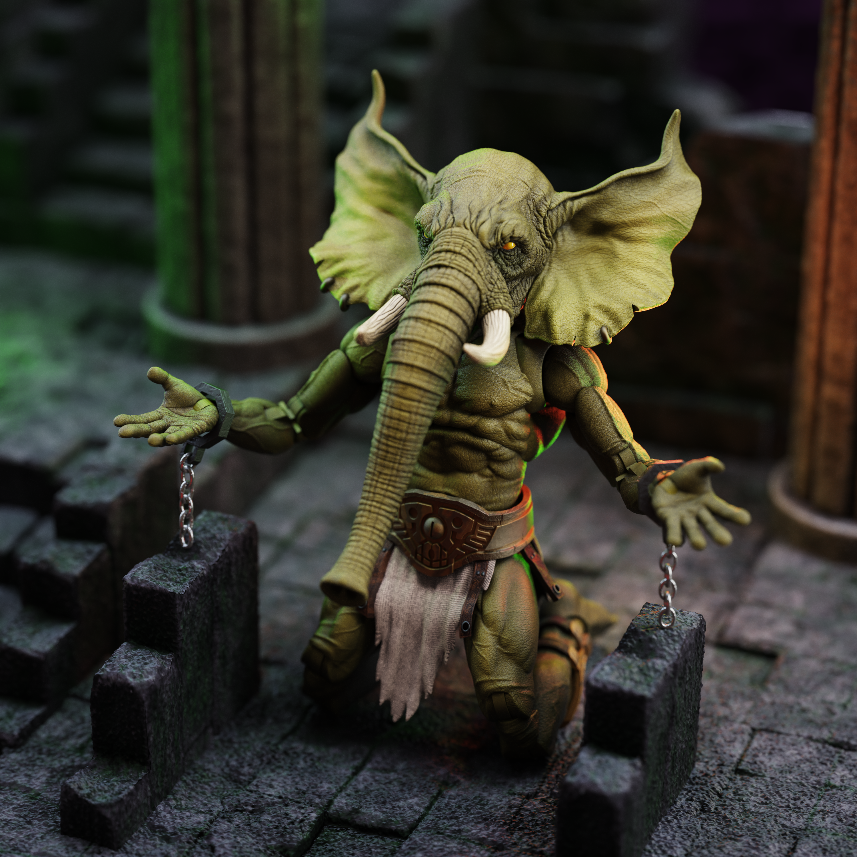 Conan the Barbarian: The Tower of the Elephant Epic H.A.C.K.S Young Conan & Yag-Kosha 1/12 Scale Action Figure Two-Pack Gallery Image 10