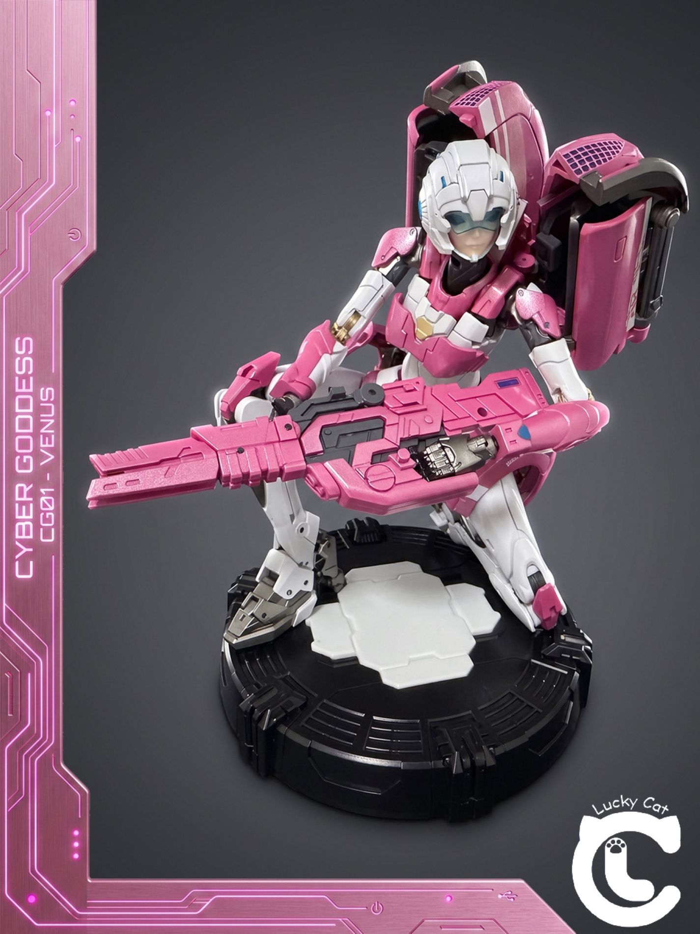 Cyber Goddess CG01 Venus Dual Changer Figure Gallery Image 8