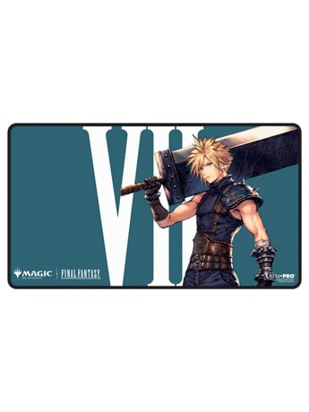 mtg final fantasy cloud playmat Ultra Pro Sephiroth, Fabled SOLDIER Double Sided textured rubber material for added grip and padding MTG FINAL FANTASY Cloud Strife