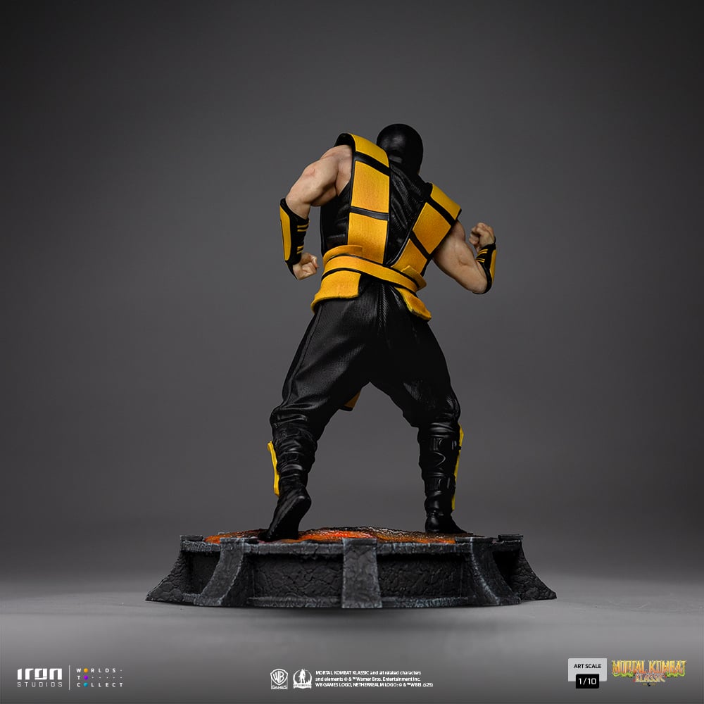Mortal Kombat Ninjas Collection Scorpion 1/10 Art Scale BBTS Exclusive Statue Gallery Image 7