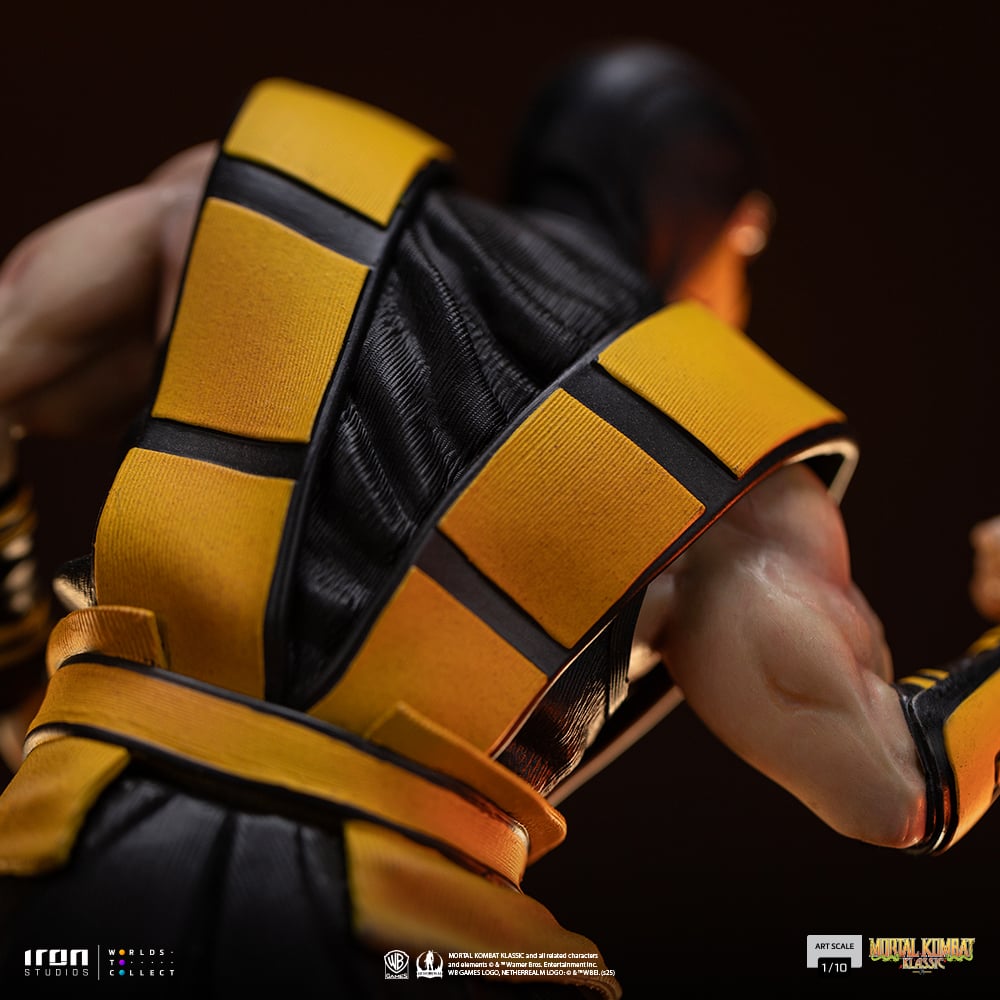 Mortal Kombat Ninjas Collection Scorpion 1/10 Art Scale BBTS Exclusive Statue Gallery Image 9