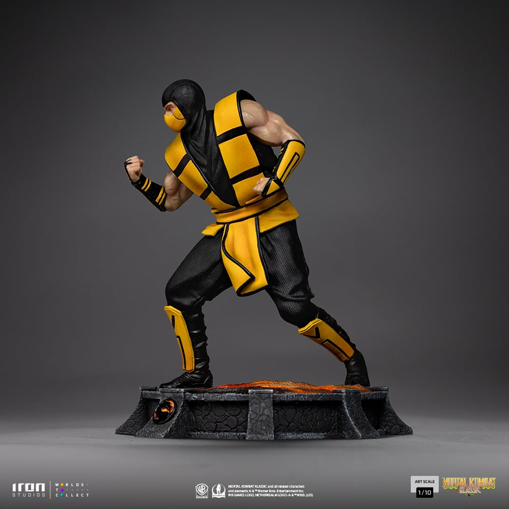 Mortal Kombat Ninjas Collection Scorpion 1/10 Art Scale BBTS Exclusive Statue Gallery Image 5
