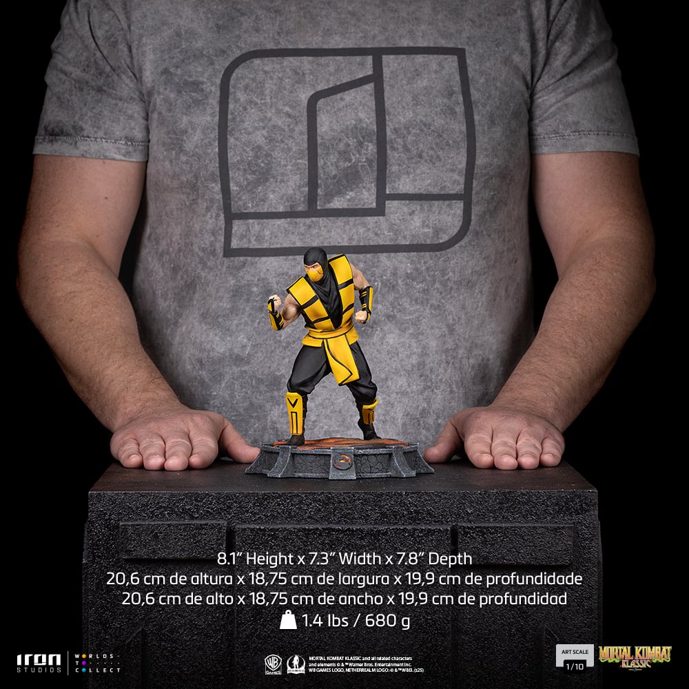 Mortal Kombat Ninjas Collection Scorpion 1/10 Art Scale BBTS
