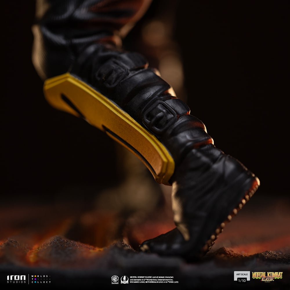 Mortal Kombat Ninjas Collection Scorpion 1/10 Art Scale BBTS Exclusive Statue Gallery Image 11
