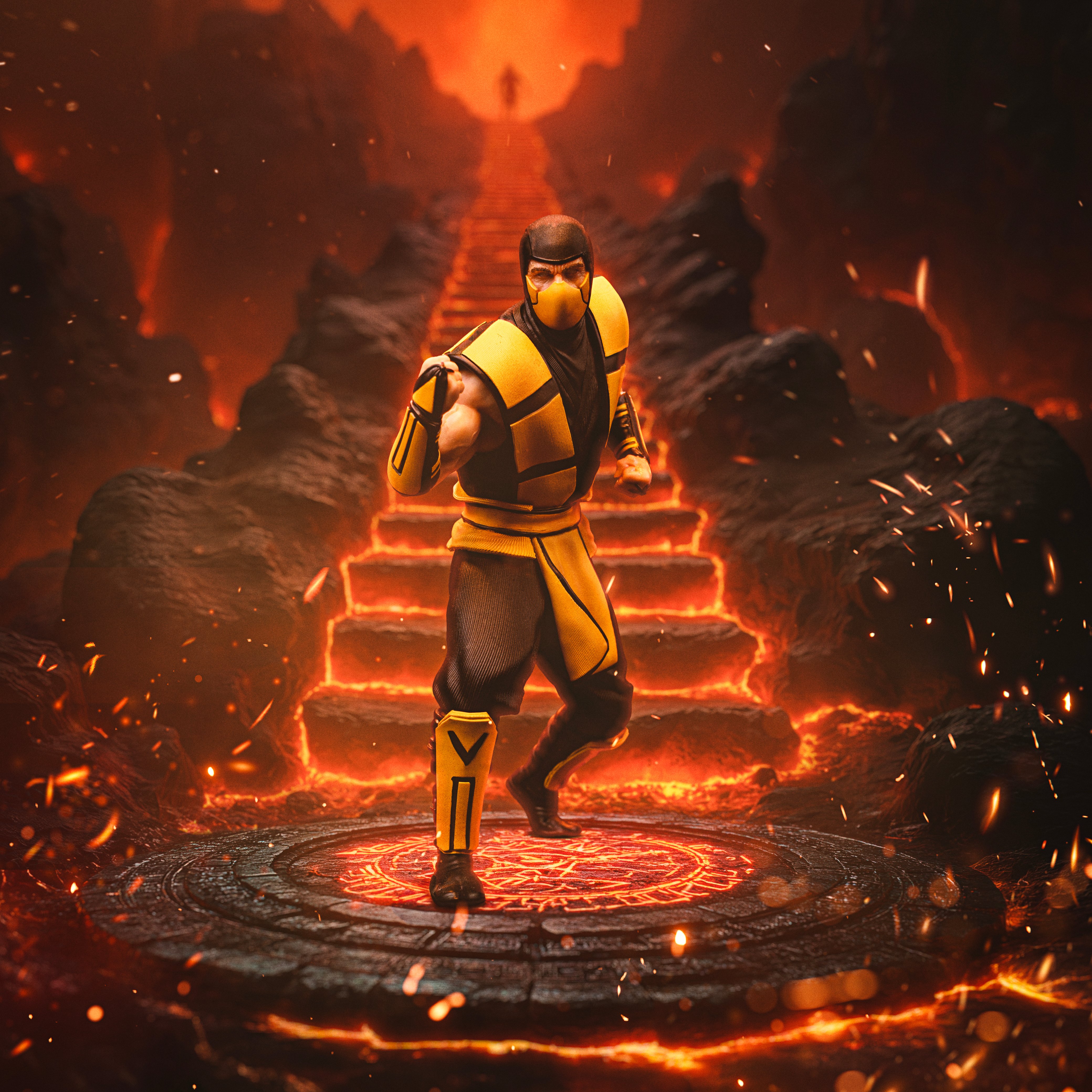 Mortal Kombat Ninjas Collection Scorpion 1/10 Art Scale BBTS