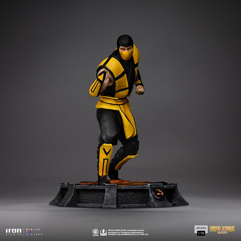 Mortal Kombat Ninjas Collection Scorpion 1/10 Art Scale BBTS Exclusive Statue Gallery Image 6