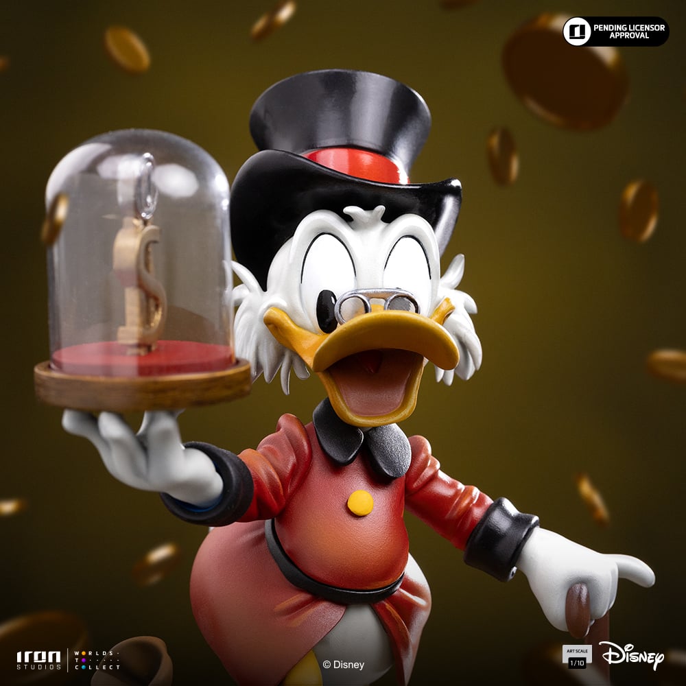 DuckTales Uncle Scrooge McDuck 1/10 Art Scale Statue Gallery Image 8