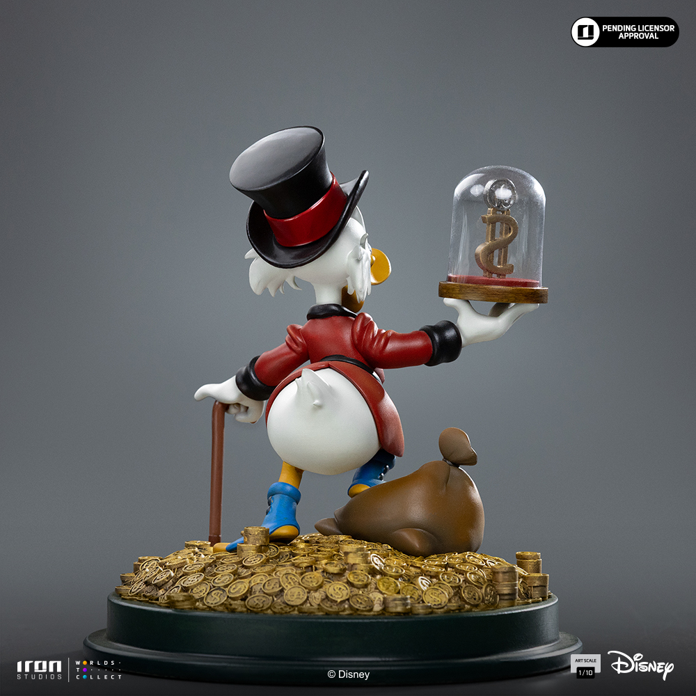 DuckTales Uncle Scrooge McDuck 1/10 Art Scale Statue Gallery Image 7