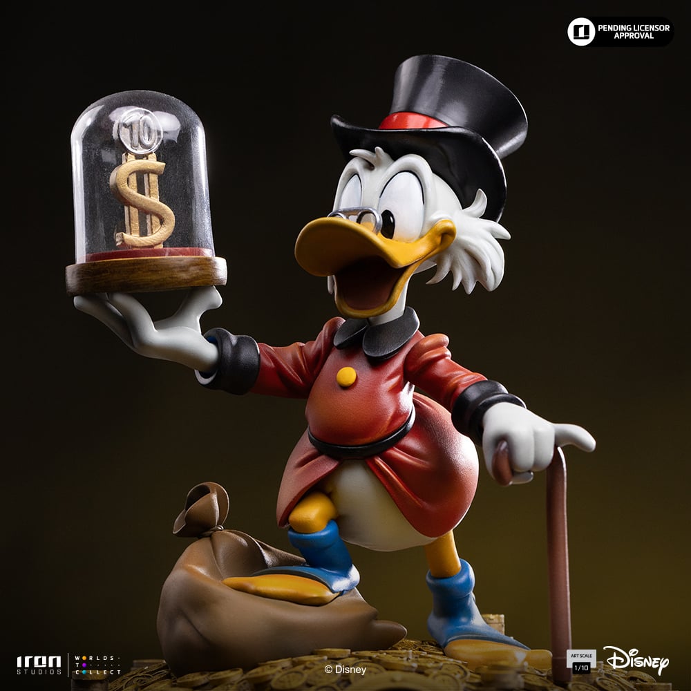 DuckTales Uncle Scrooge McDuck 1/10 Art Scale Statue Gallery Image 3