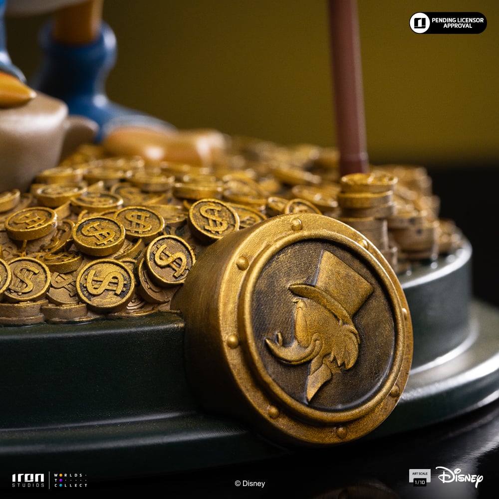 DuckTales Uncle Scrooge McDuck 1/10 Art Scale Statue Gallery Image 11