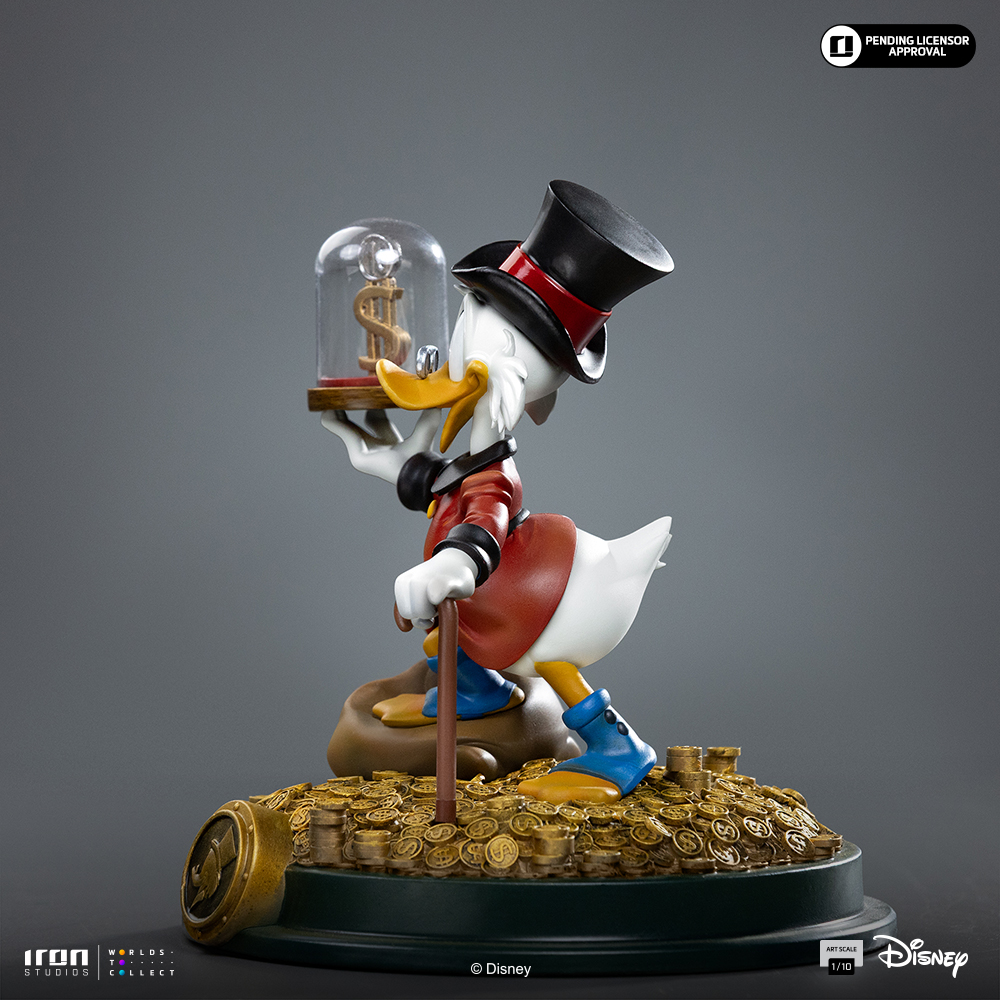 DuckTales Uncle Scrooge McDuck 1/10 Art Scale Statue Gallery Image 5
